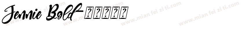 Jennie Bold字体转换